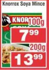 Advance Cash n Carry Knorrox Soya Mince 100g offer