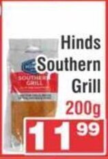 Advance Cash n Carry Hinds Southern Grill 200g offer