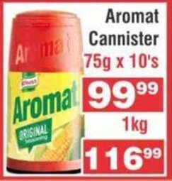 Aromat Cannister 75g x 10's