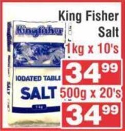 Advance Cash n Carry King Fisher Salt 1kg x 10's offer
