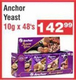 Anchor Yeast 10g x 48's