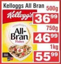 Advance Cash n Carry Kellogg's All Bran Flakes 500g offer