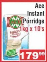 Ace Instant Porridge 1kg x 10's