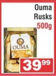 Ouma Rusks 500g
