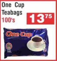 Advance Cash n Carry One Cup Teabags 100's offer