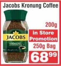 Advance Cash n Carry Jacobs Kronung Coffee 250g offer