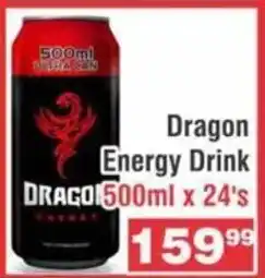 Advance Cash n Carry Dragon Energy Drink 500ml x 24's offer