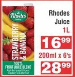 Advance Cash n Carry Rhodes Juice 1L offer