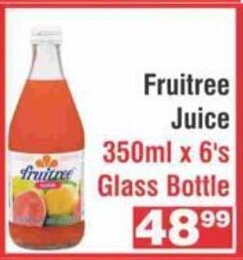 Advance Cash n Carry Fruitree Juice 350ml x 6's offer