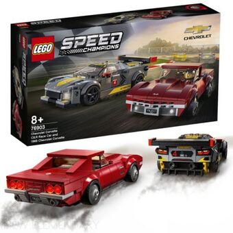 Chevrolet corvette c8.r race car and 1969 chevrole