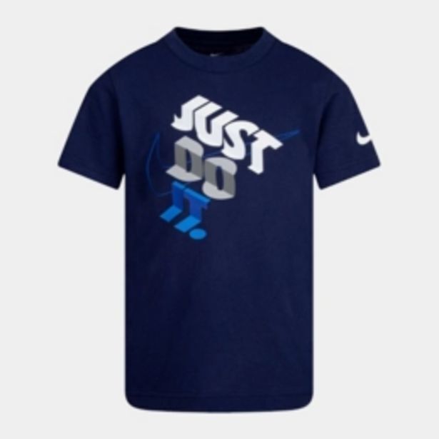 Nike boys kids navy t-shirt offer at Sportscene