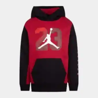 Sportscene Jordan boys kids multicolour hoodie offer