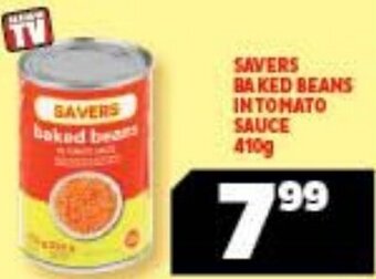 Usave Savers Baked Beans In Tomato Sauce 410g offer