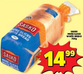 Usave Sasko More Slices White Bread 700g offer