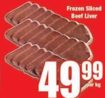 Boxer Frozen Sliced Beef Liver offer
