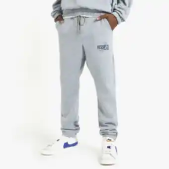 Men's grey melange co-ord butterfly print joggers