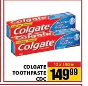 Jumbo Colgate Toothpaste CDC 12x100ml offer