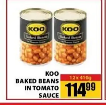 Jumbo Koo Baked Beans in Tomato Sauce 12x410g offer