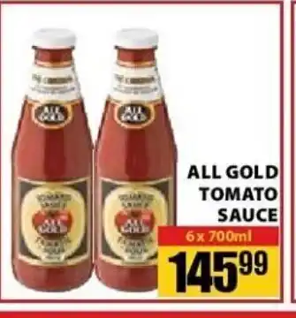 Jumbo All Gold Tomato Sauce 6x700ml offer
