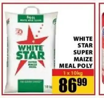 White Star Super Maize Meal Poly 1 x 10kg
