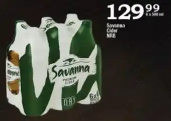 Oxford Freshmarket Savanna Cider NRB 6 x 500ml offer
