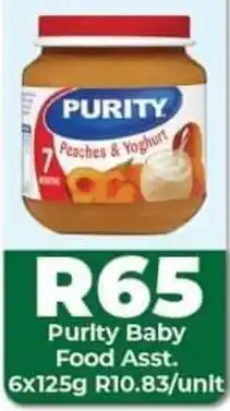 Purity Baby Food Asst. 6 x 125g