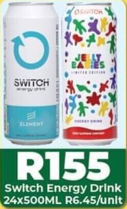 1UP Switch Energy Drink 24x500ml offer
