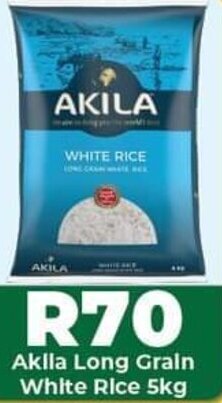 1UP Akila Long Grain White Rice 5kg offer