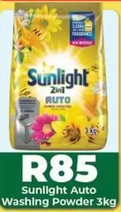 1UP Sunlight Auto Washing Powder 3kg offer