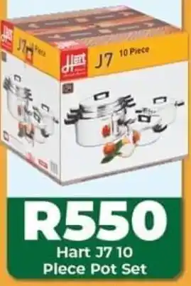 Hart 3J 10 Plece Pot Set