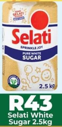 1UP Selati White Sugar 2,5kg offer