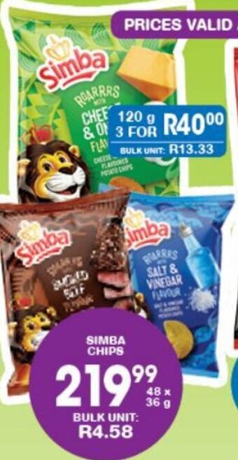 Simba Chips 48x36g