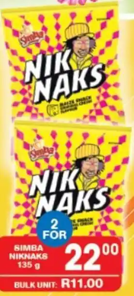 Giant Hyper Simba Niknaks 135g offer