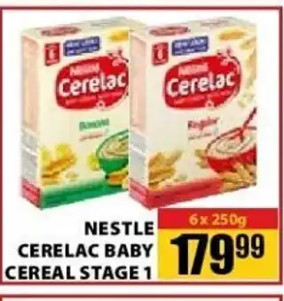 Jumbo Nestle Cerelac Baby Cereal Stage 1 6x250g offer