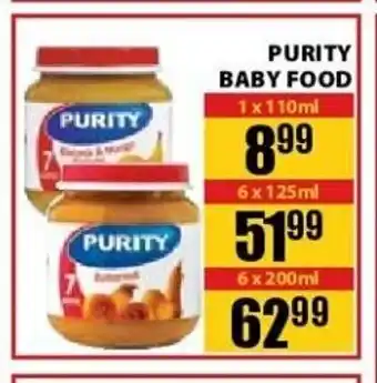 Jumbo Purity Baby Food 1x110ml offer