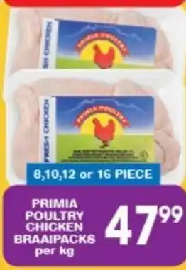 Giant Hyper Primia Poultry Fresh Chicken Braaipacks offer