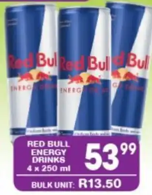 Giant Hyper Red Bull Energy Drinks 4 x 250ml offer