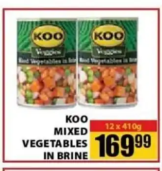 Koo Mixed Vegetables in Brine 12x410g