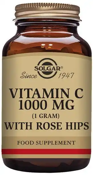 Faithful to Nature Solgar vitamin c 1000mg with rose hips offer