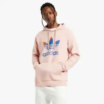 Sportscene Adidas originals men's mauve hoodie offer