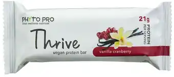 Phyto pro thrive vegan protein bar - vanilla ...