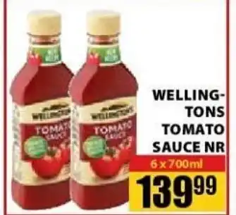 Jumbo Welling-Tons Tomato Sauce NR 6x700ml offer