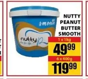Jumbo Nutty Peanut Butter Smooth 1x1kg offer