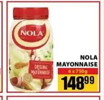 Jumbo Nola Mayonnaise 6x750g offer