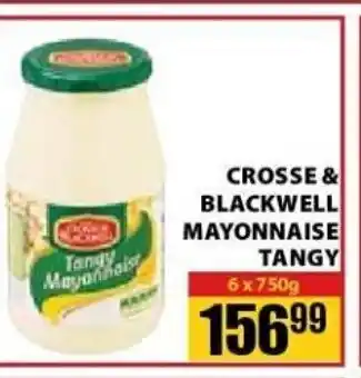 Crosse & Blackwell Mayonnaise Tangy 6x750g