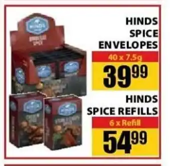 Hinds Spice Envelopes 40x7.5g