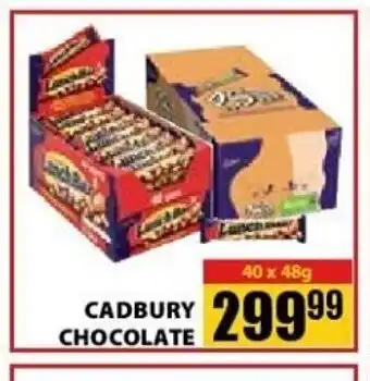 Jumbo Cadbury Chocolate 40x48g offer