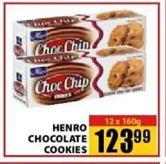 Jumbo Henro Chocolate Cookies 12x160g offer