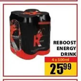 Reboost Energy Drink 4x500ml