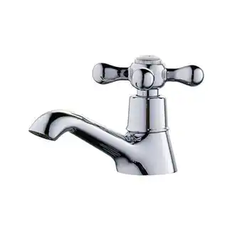 Tile Africa Evox victoria basin pillar tap chrome - offer
